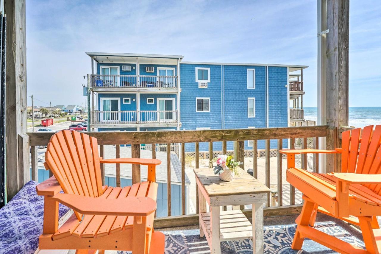 North Topsail Condo - Steps To Beach! North Topsail Beach Extérieur photo