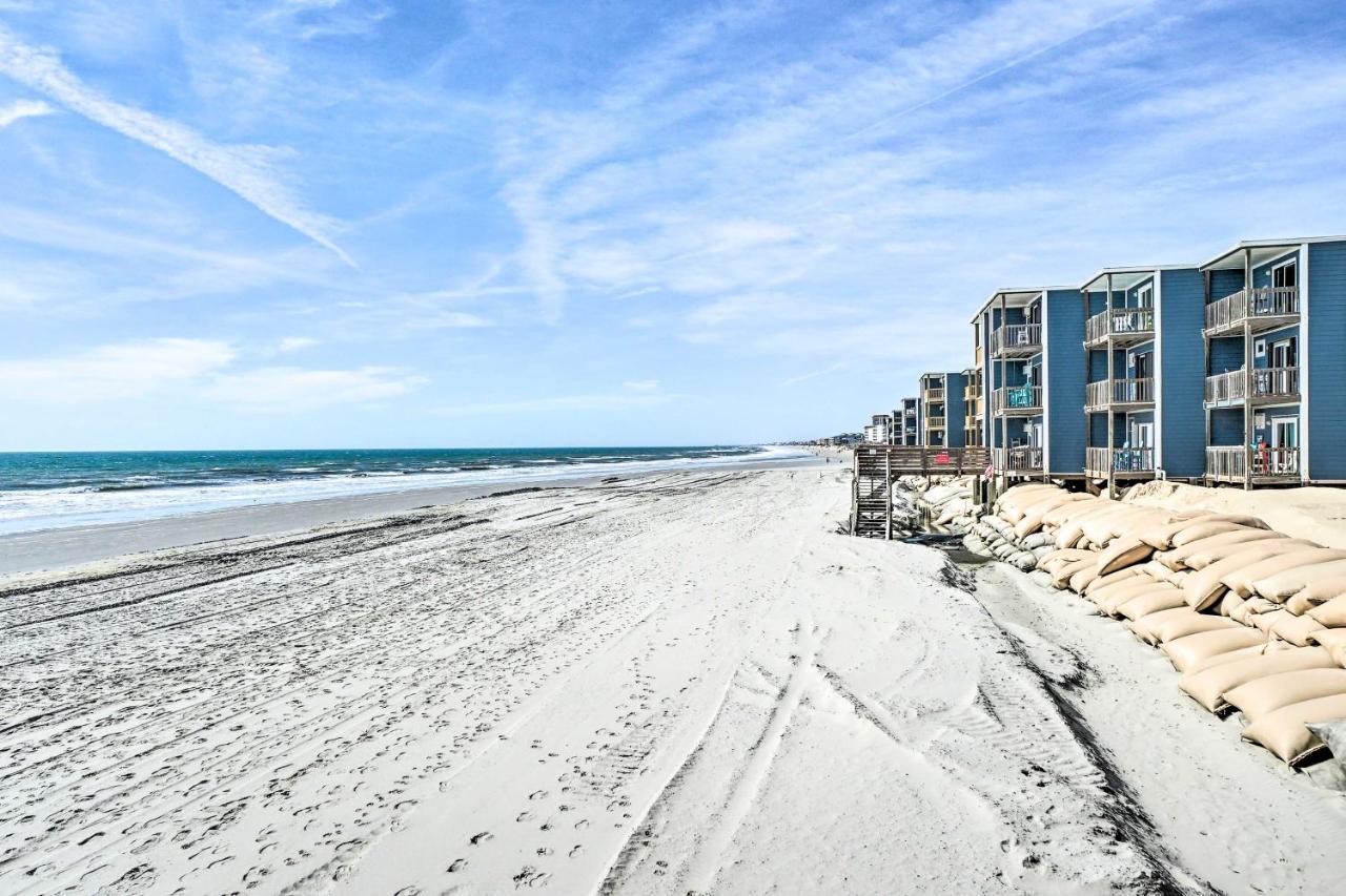 North Topsail Condo - Steps To Beach! North Topsail Beach Extérieur photo